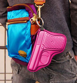 Stacy Watkins’s ingenious gun wallet turns stoic documentation checks into conversation starters.